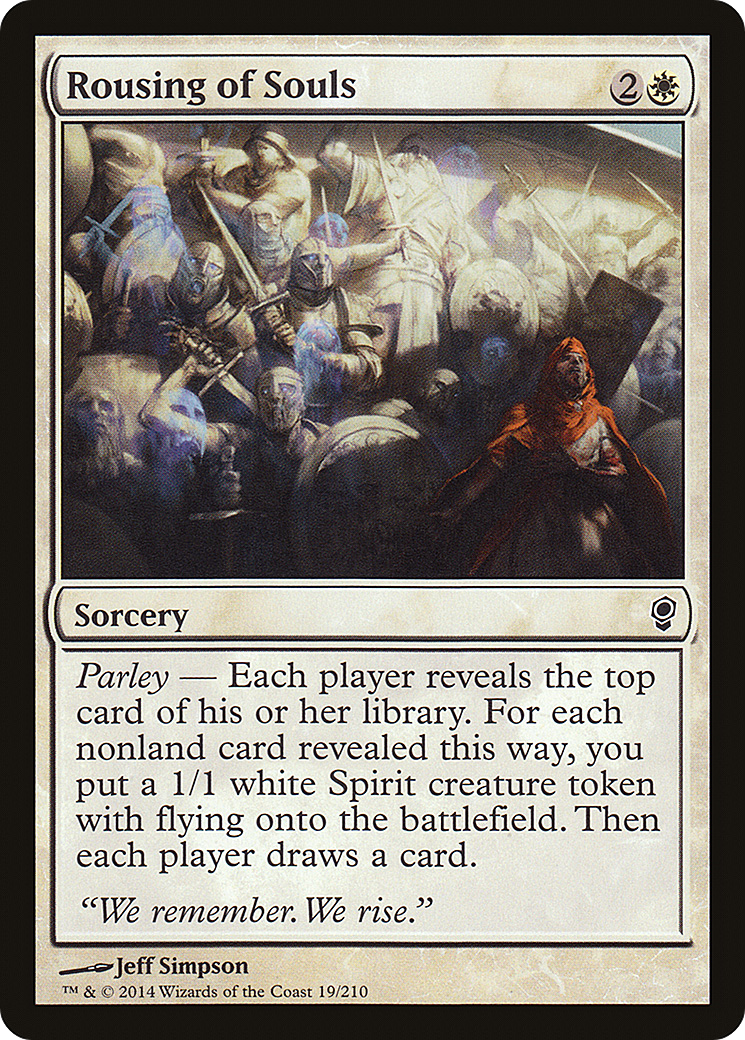 Rousing of Souls  (CNS-019) - Conspiracy Foil