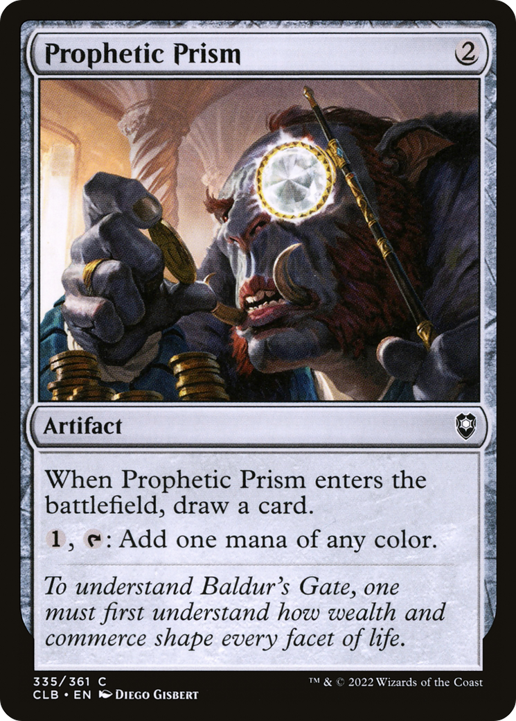 Prophetic Prism (CLB-335) - Commander Legends: Battle for Baldur's Gate Foil