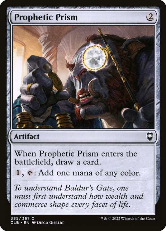 Prophetic Prism (CLB-335) - Commander Legends: Battle for Baldur's Gate