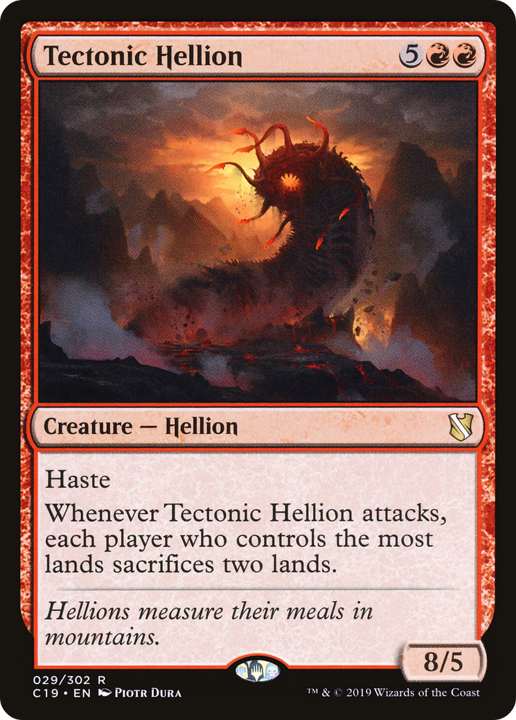 Tectonic Hellion (C19-029) - Commander 2019