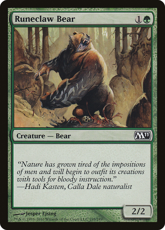 Runeclaw Bear (M11-195) - Magic 2011