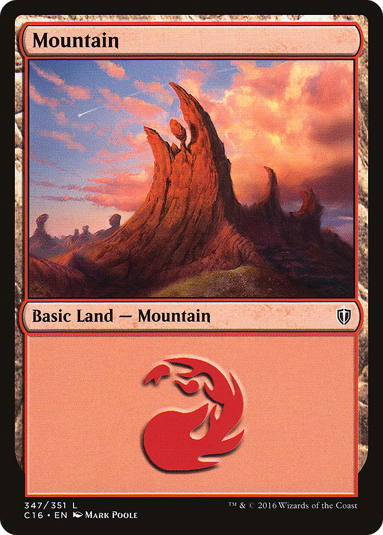 Mountain (C16-347) - Commander 2016