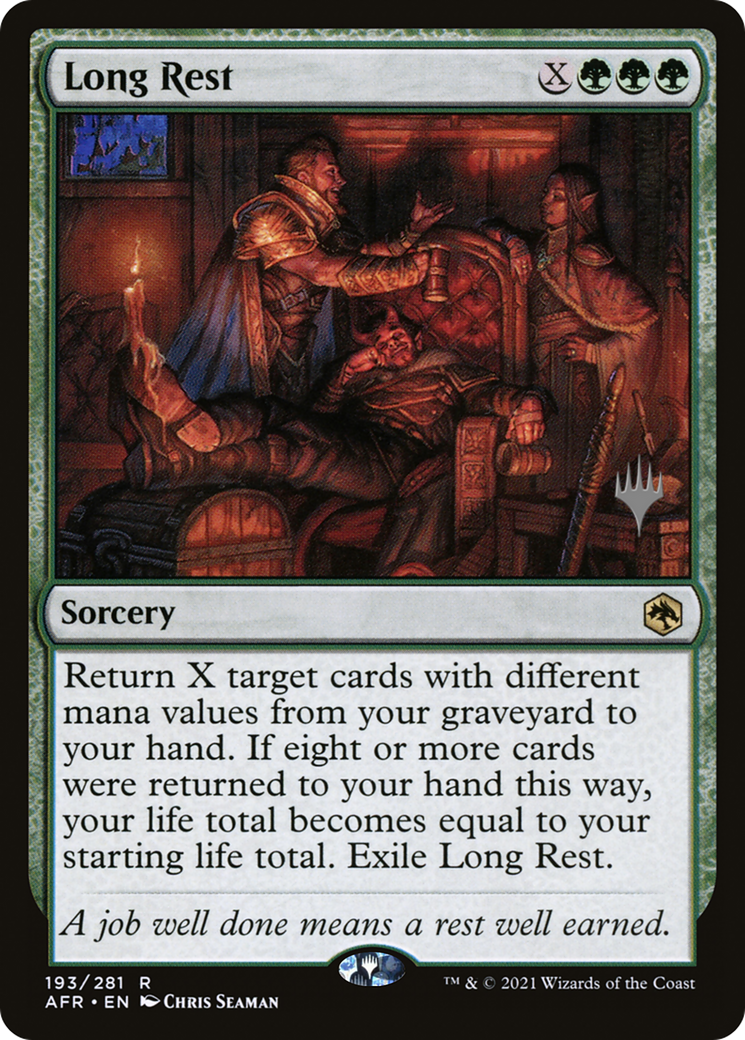 Long Rest (PPAFR-193P) - Adventures in the Forgotten Realms Promos (Promo Pack) Foil