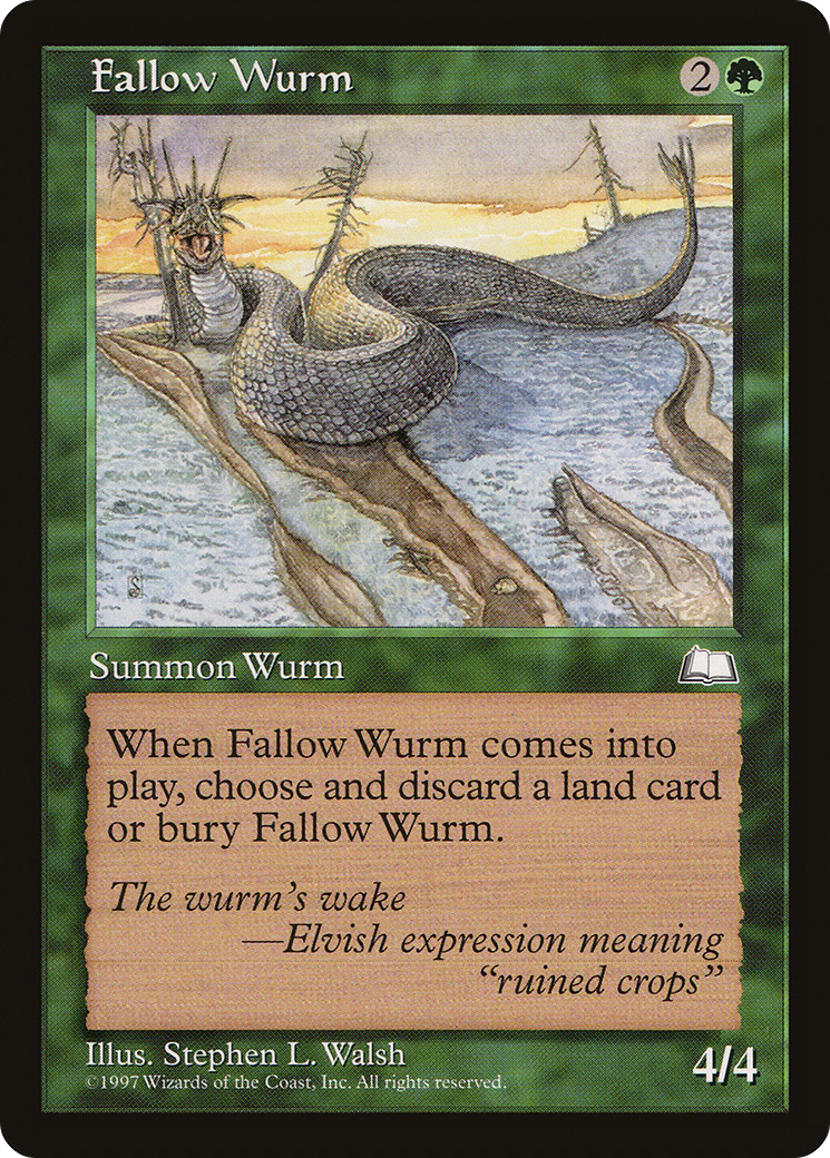 Fallow Wurm (WTH-126) - Weatherlight