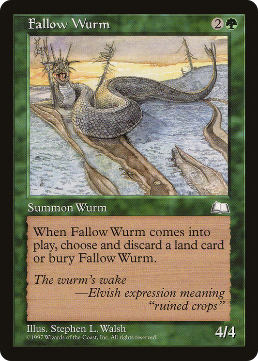 Fallow Wurm (WTH-126) - Weatherlight