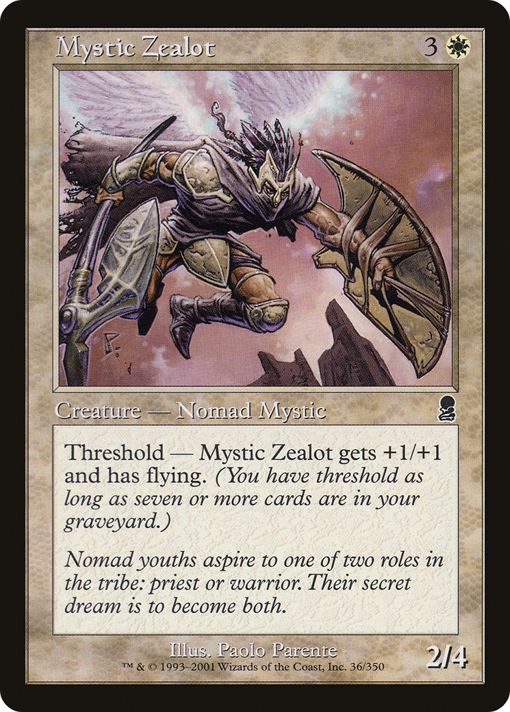 Mystic Zealot (ODY-036) - Odyssey Foil