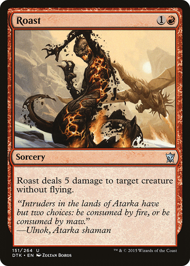 Roast (DTK-151) - Dragons of Tarkir Foil