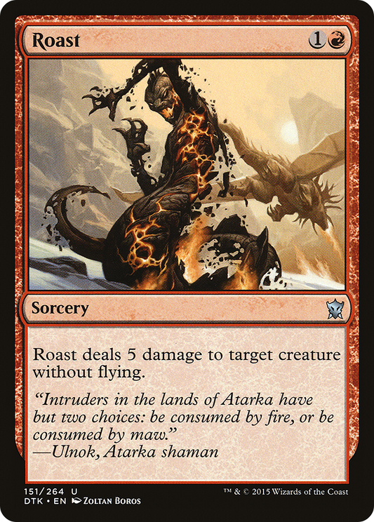 Roast (DTK-151) - Dragons of Tarkir Foil