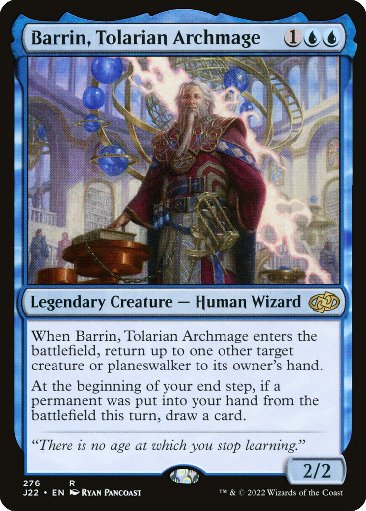 Barrin, Tolarian Archmage (J22-276) - Jumpstart 2022