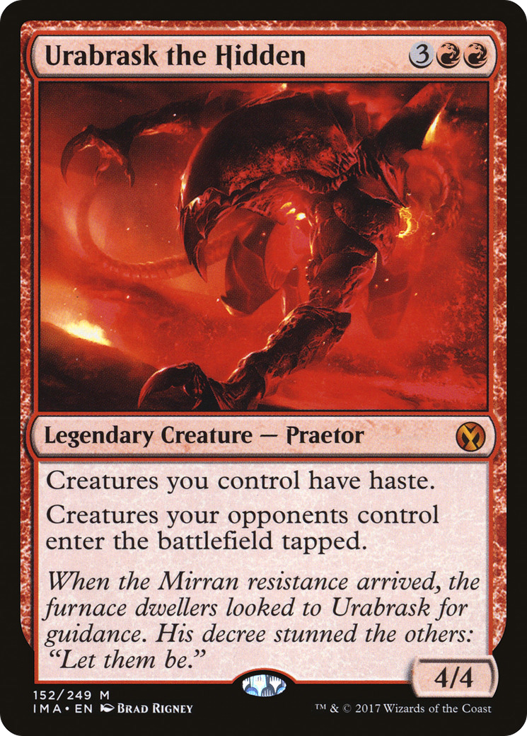 Urabrask the Hidden (IMA-152) - Iconic Masters Foil