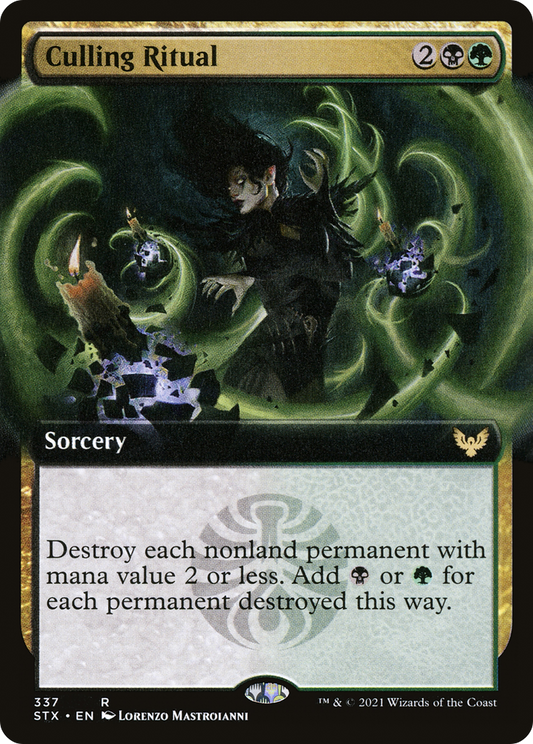 Culling Ritual (STX-337) - Strixhaven: School of Mages: (Extended Art) Foil