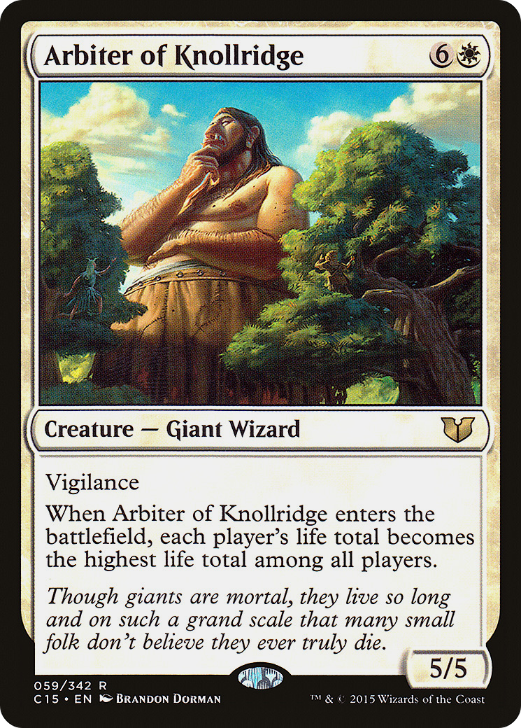 Arbiter of Knollridge (C15-059) - Commander 2015