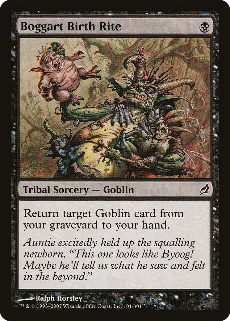 Boggart Birth Rite (LRW-101) - Lorwyn Foil