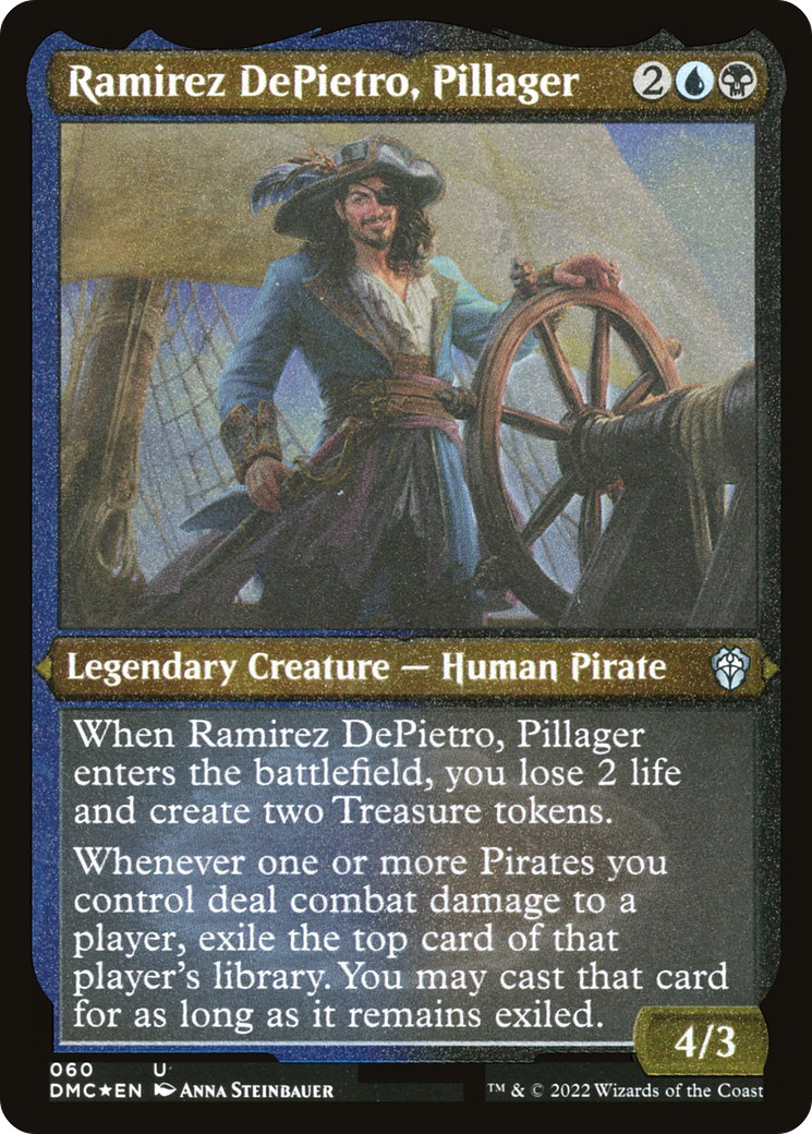 Ramirez DePietro, Pillager (DMC-060) - Dominaria United Commander Etched Foil