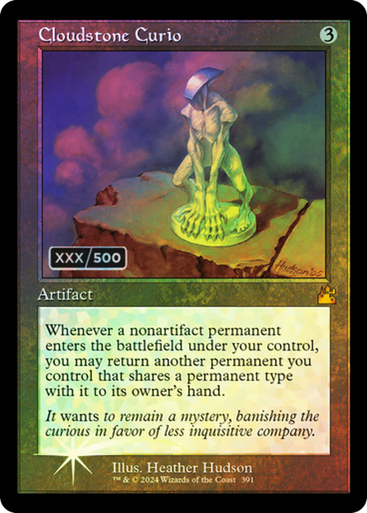 Cloudstone Curio (Retro Frame) (Serial Numbered) (RVR-391Z) - Ravnica Remastered Foil