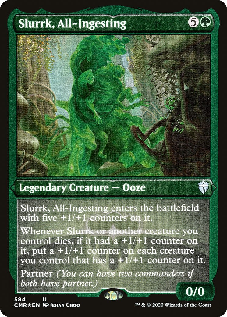 Slurrk, All-Ingesting (CMR-584) - Commander Legends Etched Foil