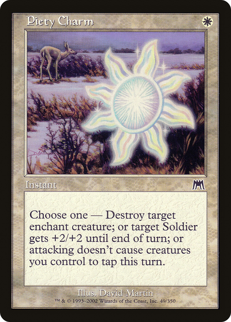 Piety Charm (ONS-049) - Onslaught Foil