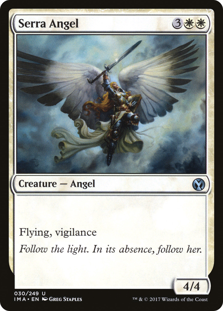 Serra Angel (IMA-030) - Iconic Masters Foil