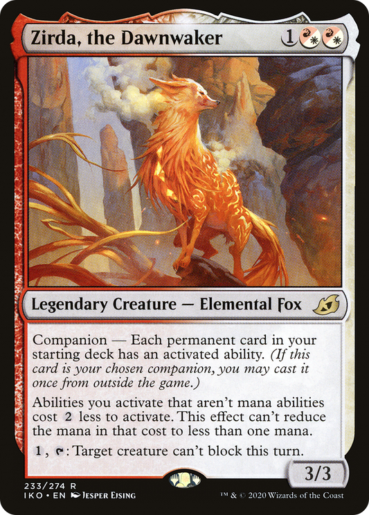 Zirda, the Dawnwaker (IKO-233) - Ikoria: Lair of Behemoths: (companion) Foil