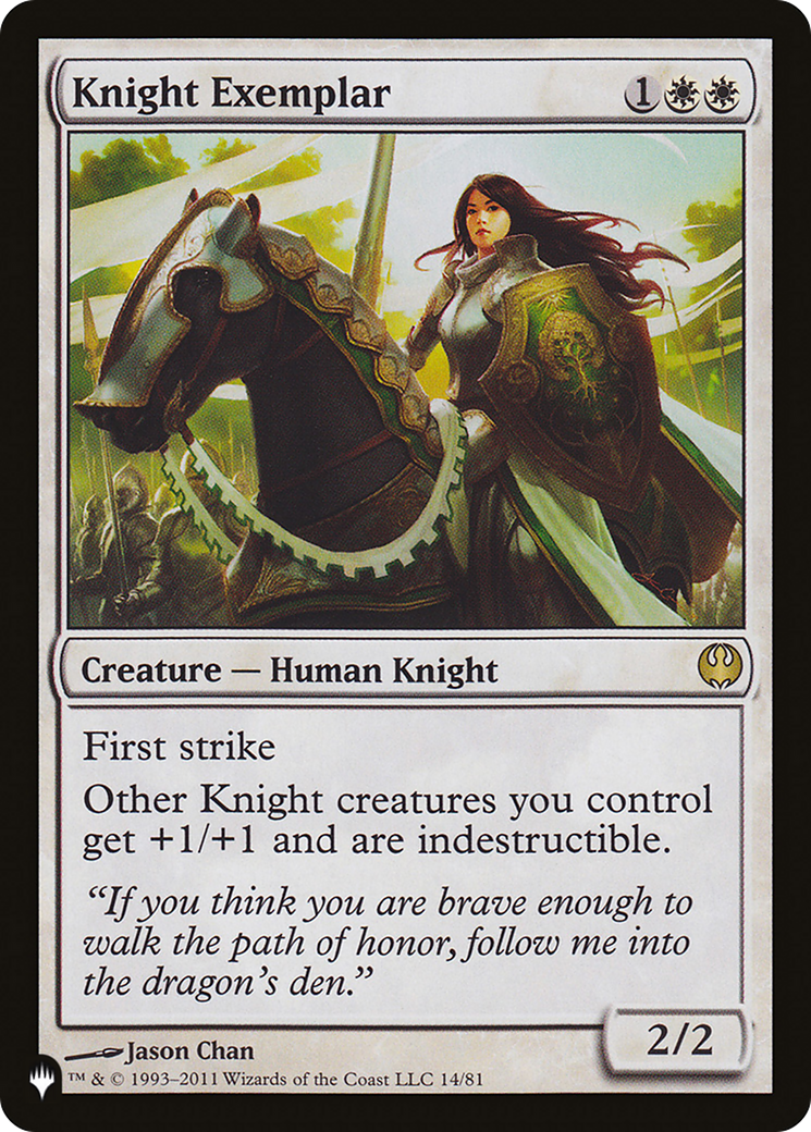 Knight Exemplar (LIST-DDG-14) - The List