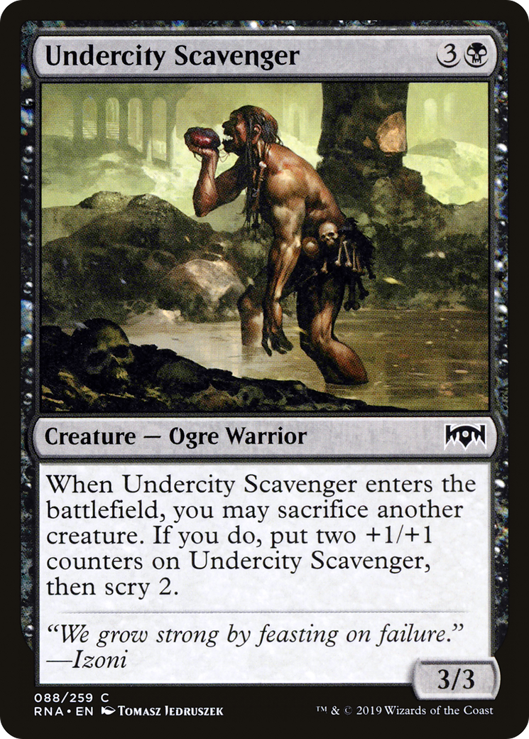 Undercity Scavenger (RNA-088) - Ravnica Allegiance Foil