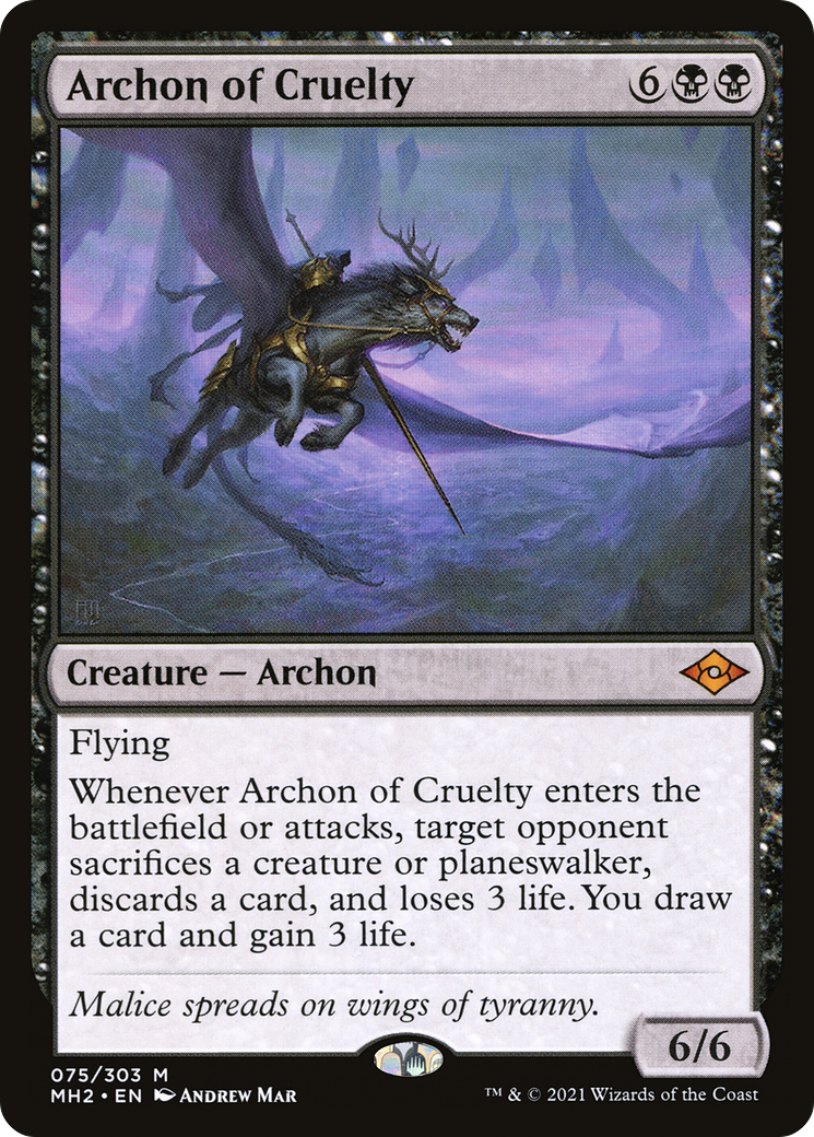 Archon of Cruelty (MH2-075) - Modern Horizons 2