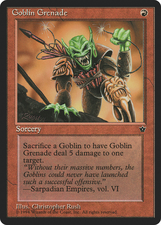 Goblin Grenade (FEM-56C) - Fallen Empires