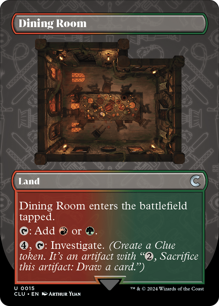 Dining Room (CLU-015) - Ravnica: Clue Edition (Borderless)