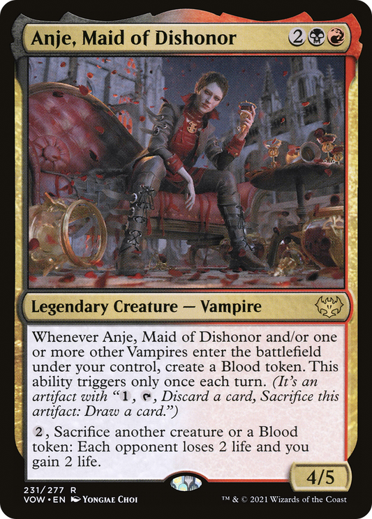 Anje, Maid of Dishonor (VOW-231) - Innistrad: Crimson Vow Foil