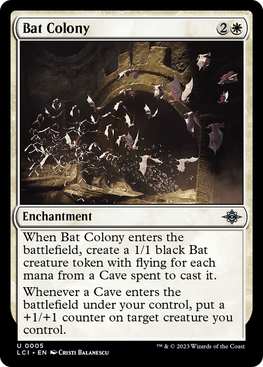 Bat Colony (LCI-005) - The Lost Caverns of Ixalan Foil