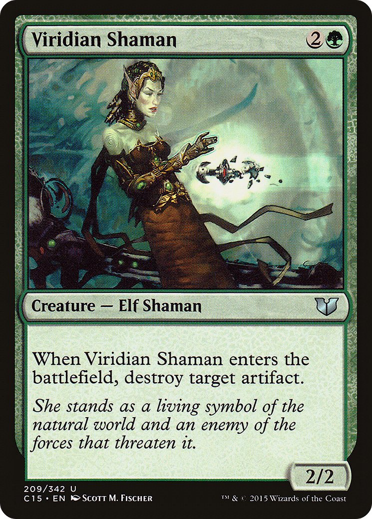 Viridian Shaman (C15-209) - Commander 2015