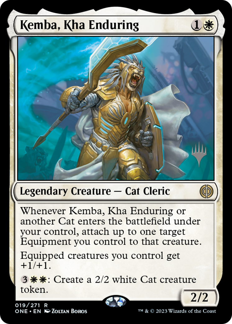 Kemba, Kha Enduring (PONE-19P) - Phyrexia: All Will Be One Promos Foil