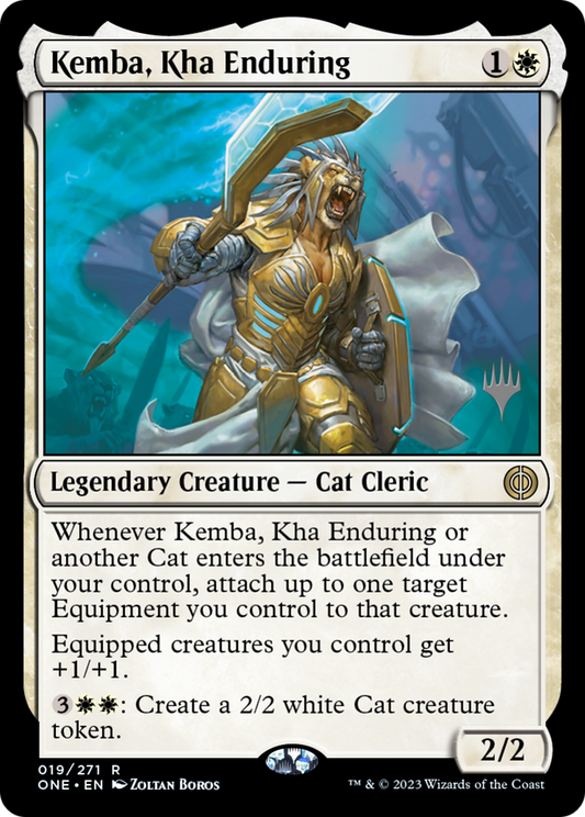 Kemba, Kha Enduring (PPONE-019) - Phyrexia: All Will Be One Promos (Promo Pack)