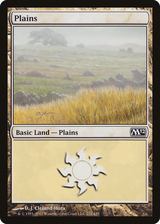 Plains (M12-231) - Magic 2012 Foil