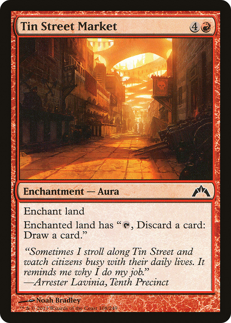 Tin Street Market (GTC-108) - Gatecrash Foil