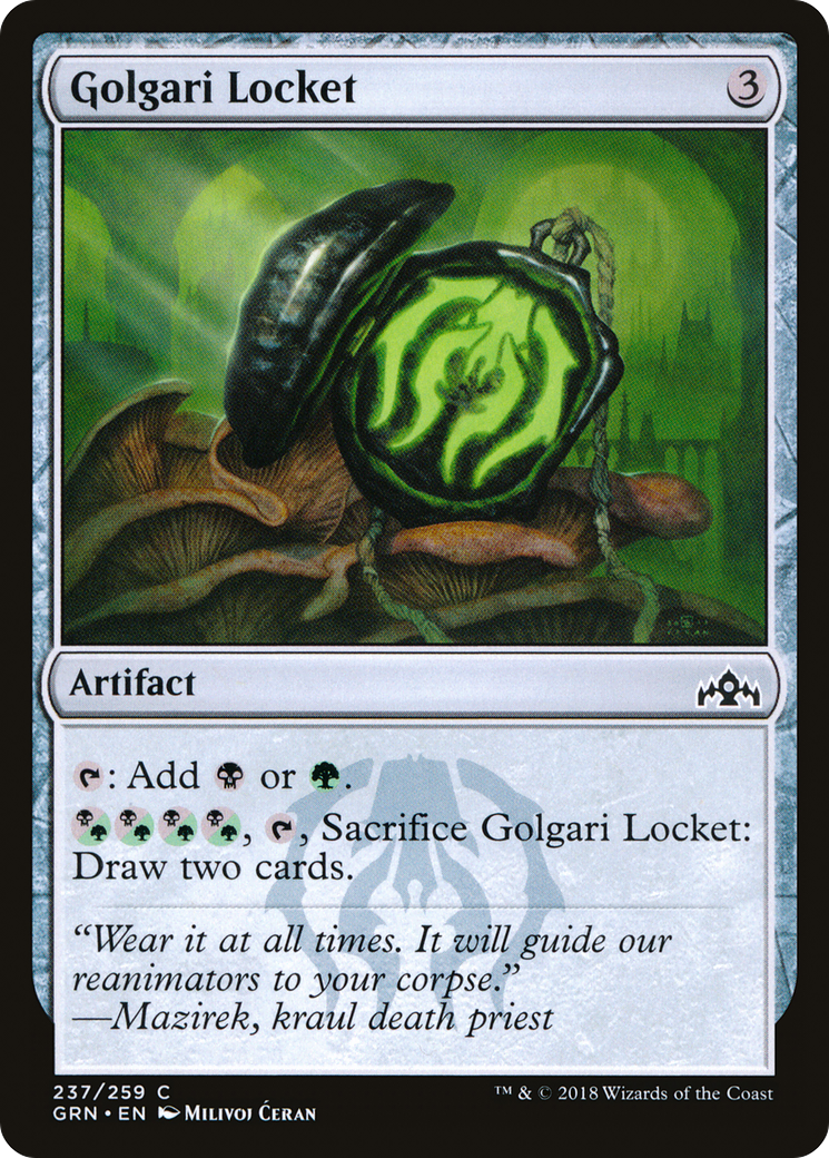 Golgari Locket (GRN-237) - Guilds of Ravnica