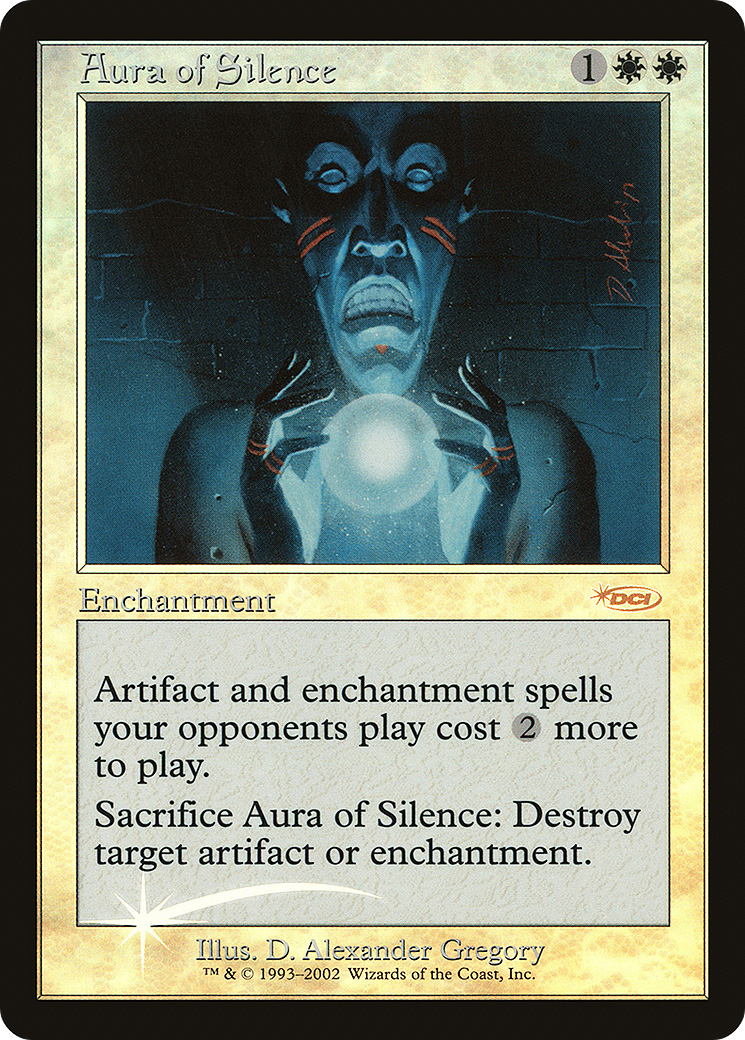 Aura of Silence (F02-008) - Friday Night Magic 2002 Foil