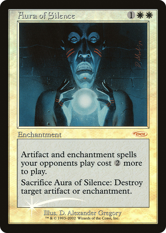 Aura of Silence (F02-008) - Friday Night Magic 2002 Foil