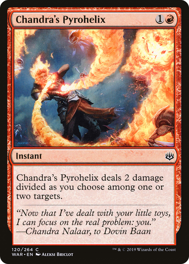 Chandra's Pyrohelix (WAR-120) - War of the Spark