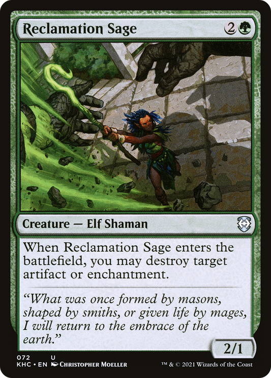 Reclamation Sage (KHC-072) - Kaldheim Commander