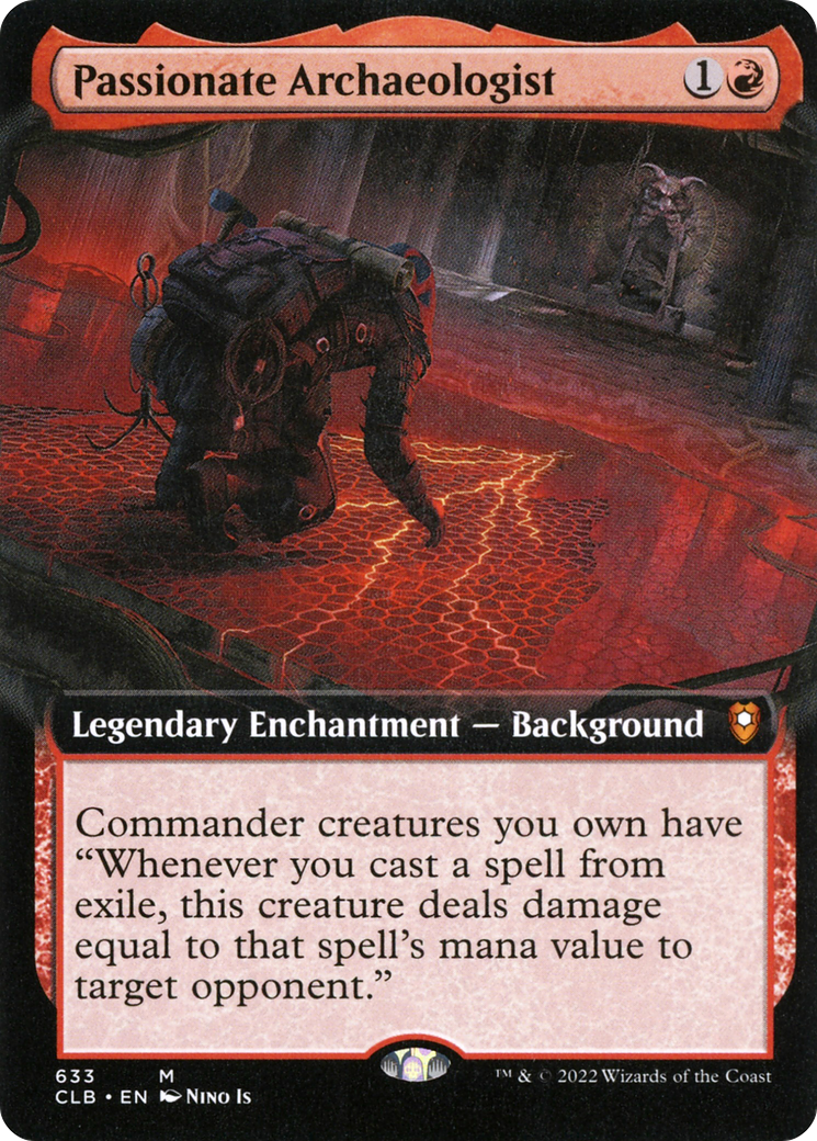 Passionate Archaeologist (CLB-633) - Commander Legends: Battle for Baldur's Gate: (Extended Art) Foil