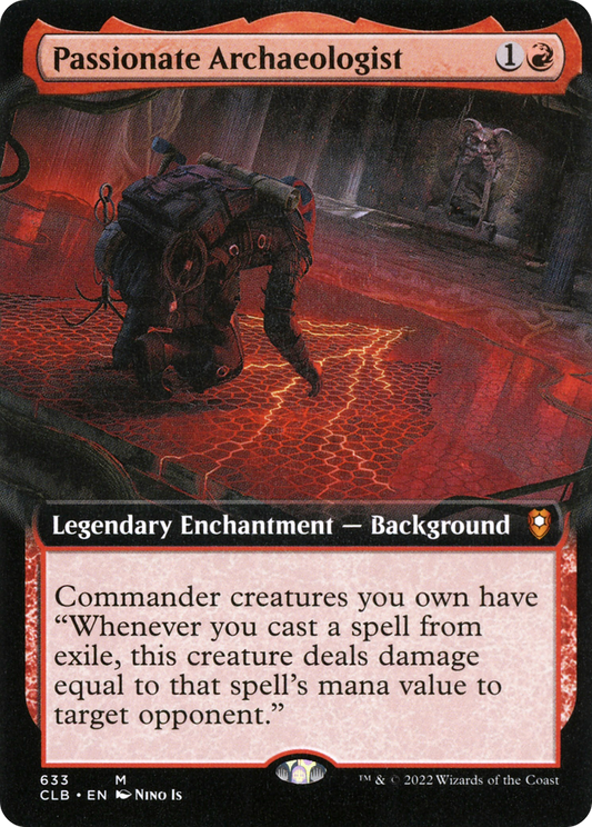 Passionate Archaeologist (CLB-633) - Commander Legends: Battle for Baldur's Gate: (Extended Art) Foil