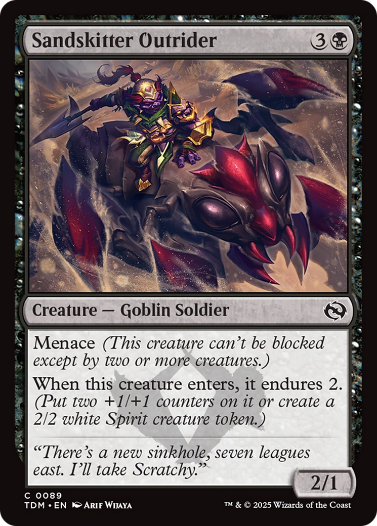 Sandskitter Outrider  (TDM-089) - Tarkir: Dragonstorm
