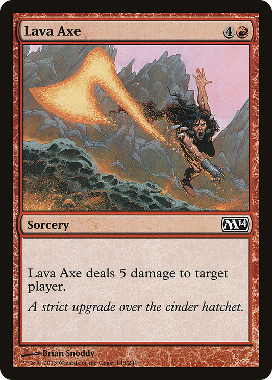 Lava Axe (M14-143) - Magic 2014 Foil