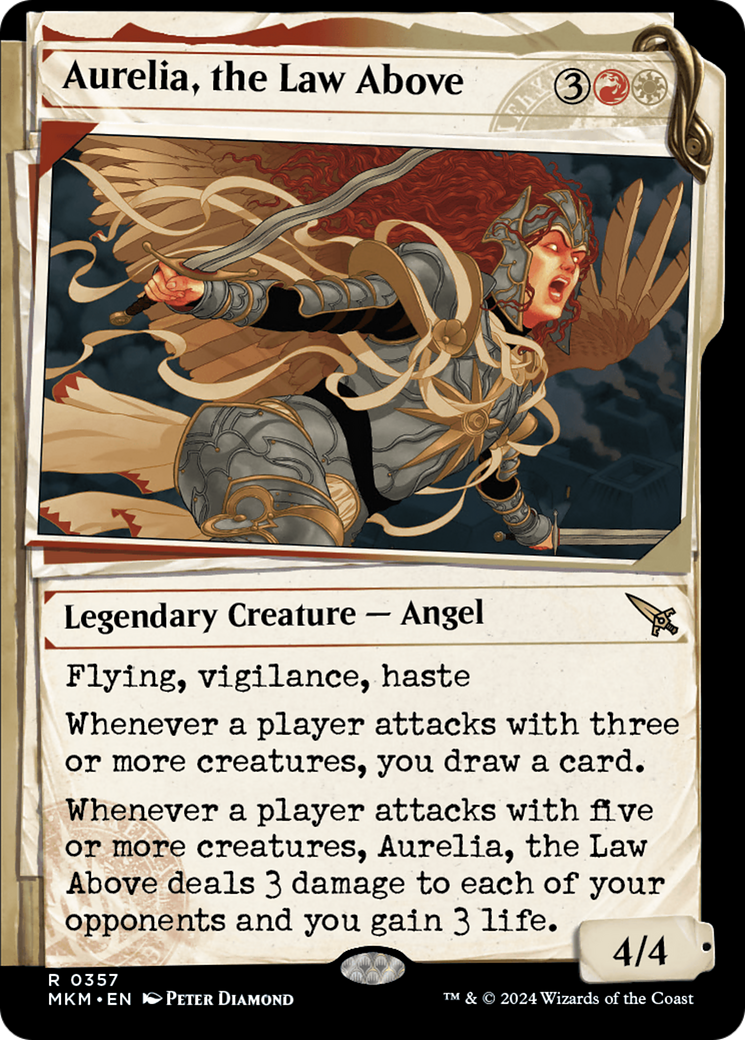 Aurelia, the Law Above (MKM-357) - Murders at Karlov Manor: (Showcase) Foil