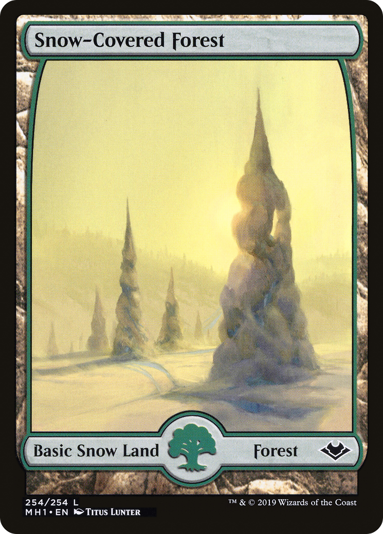 Snow-Covered Forest (MH1-254) - Modern Horizons