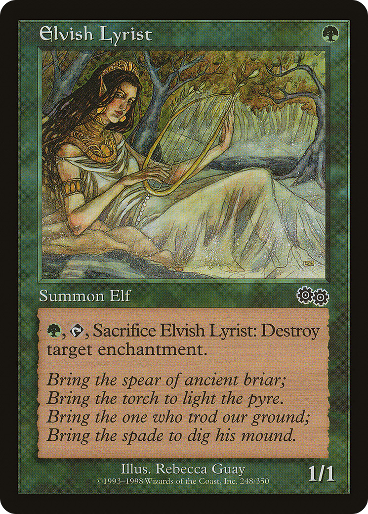 Elvish Lyrist (USG-248) - Urza's Saga