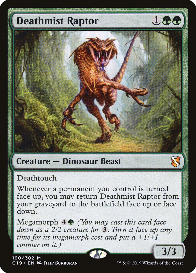 Deathmist Raptor (C19-160) - Commander 2019