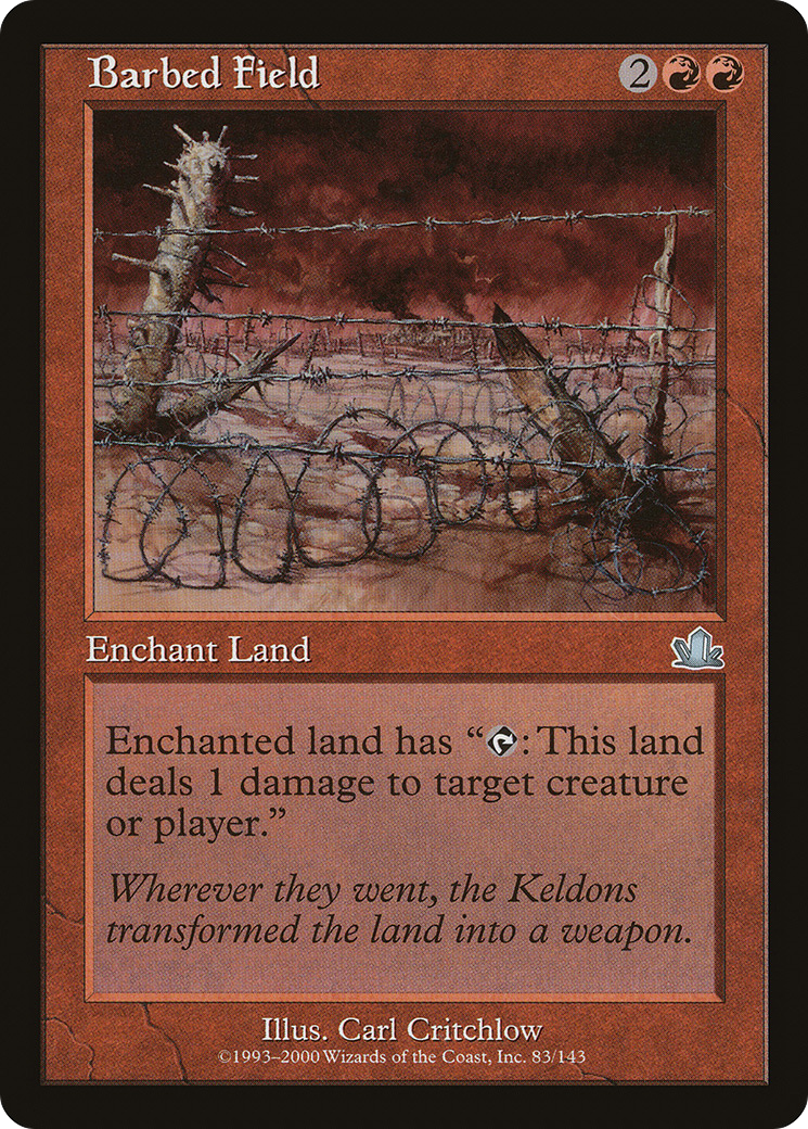 Barbed Field (PCY-083) - Prophecy Foil