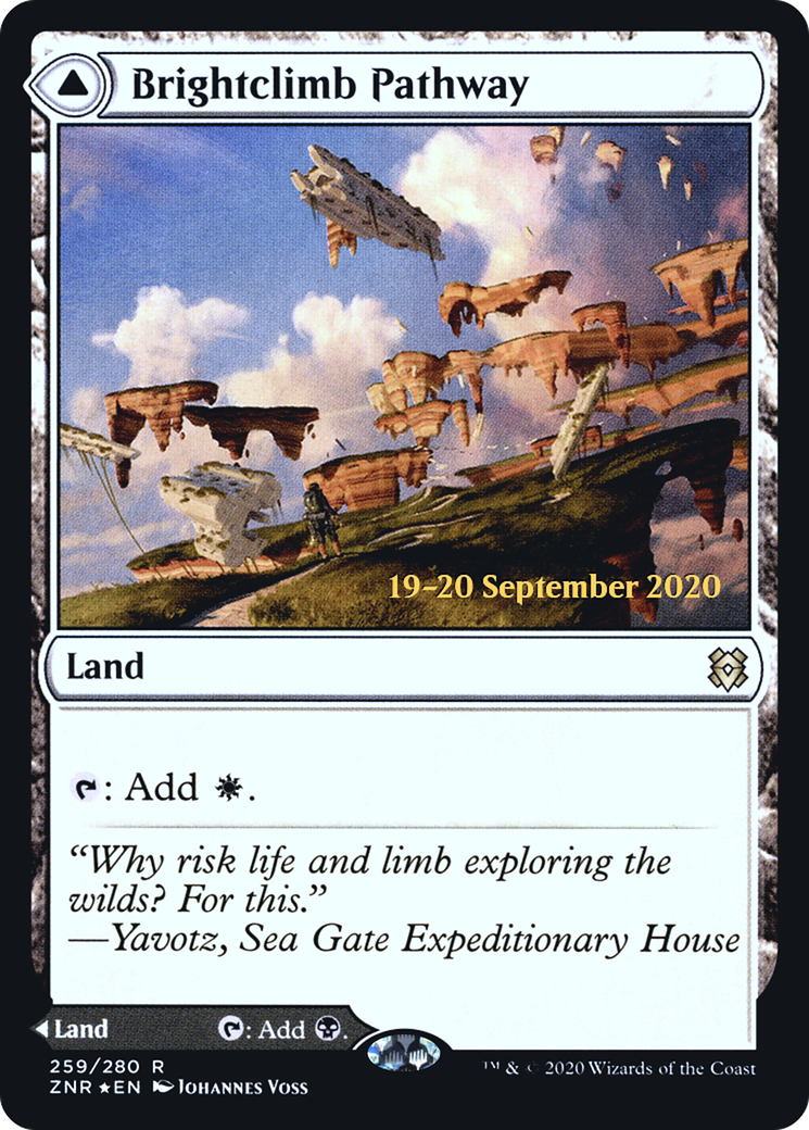 Brightclimb Pathway // Grimclimb Pathway (PRE-259S) - Zendikar Rising Promos (Prerelease) Foil